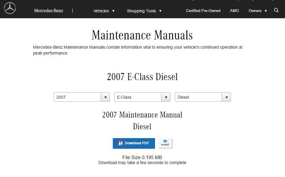 mercedes e320 repair manual