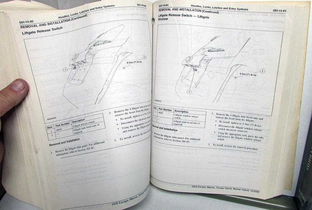 2008 mercury mariner repair manual