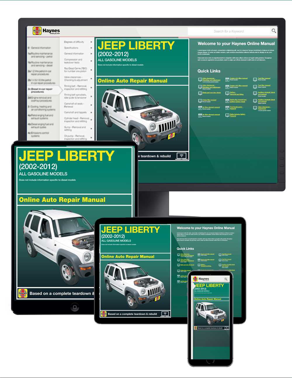 2008 jeep liberty repair manual