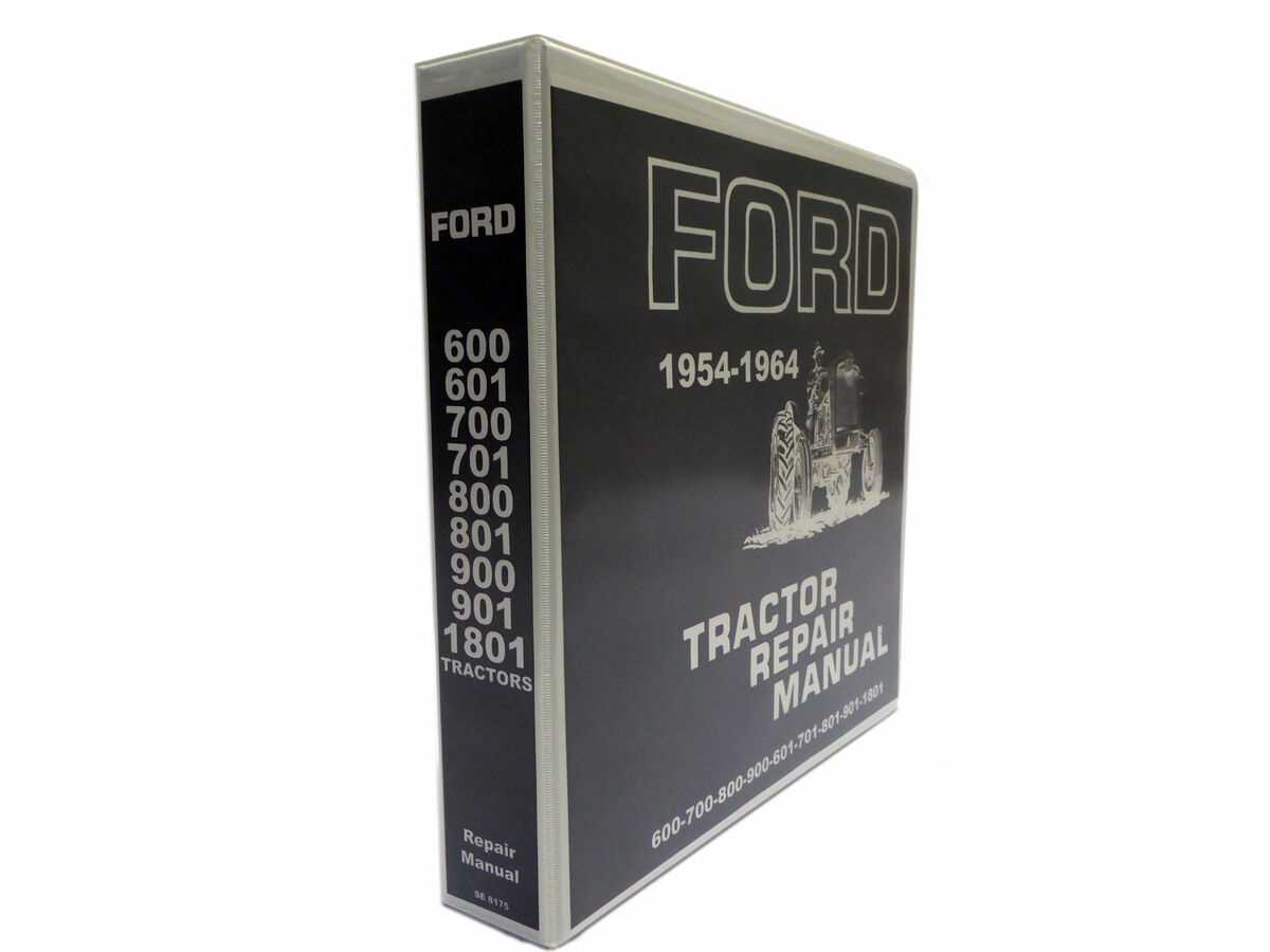 ford 600 tractor repair manual