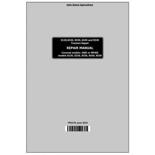 john deere 8130 repair manual