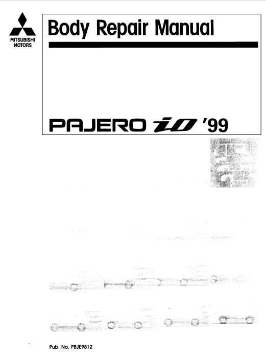 1999 mitsubishi montero sport repair manual