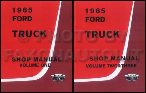 1965 ford f100 repair manual