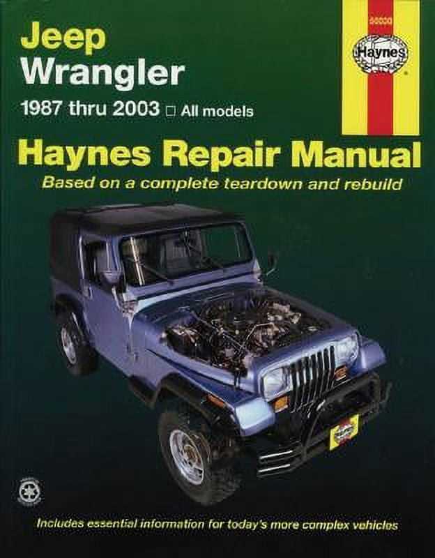 jeep wrangler jl repair manual