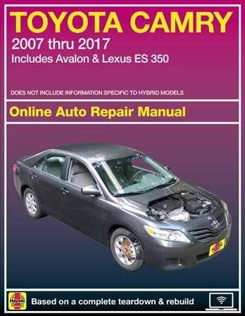 toyota camry factory repair manual