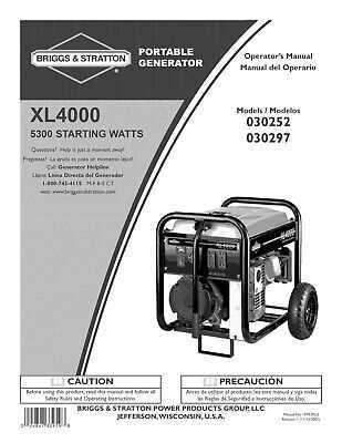 troy bilt generator 5550 repair manual