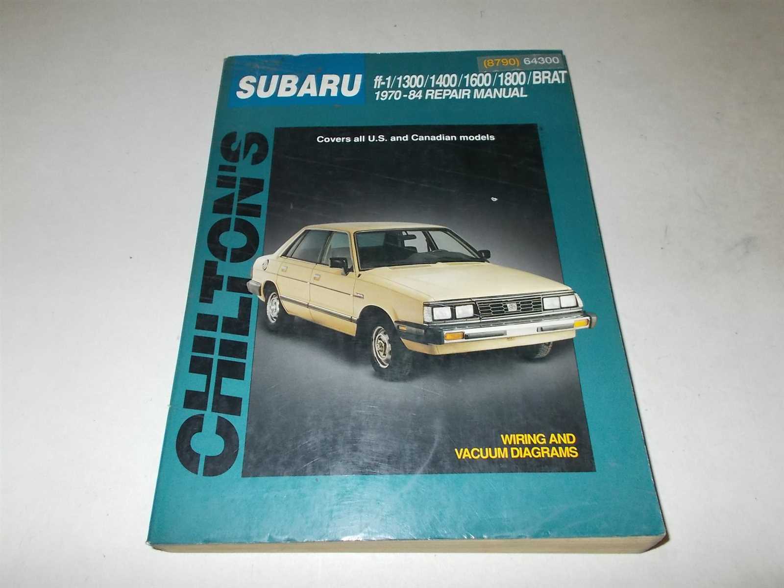 chilton subaru repair manual