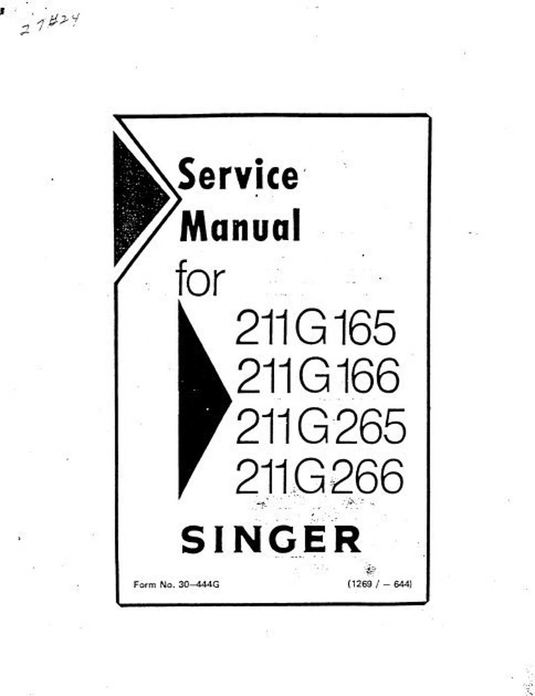 singer 6235 repair manual