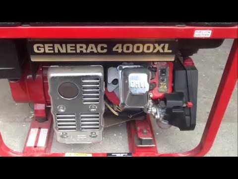 generac 4000xl repair manual