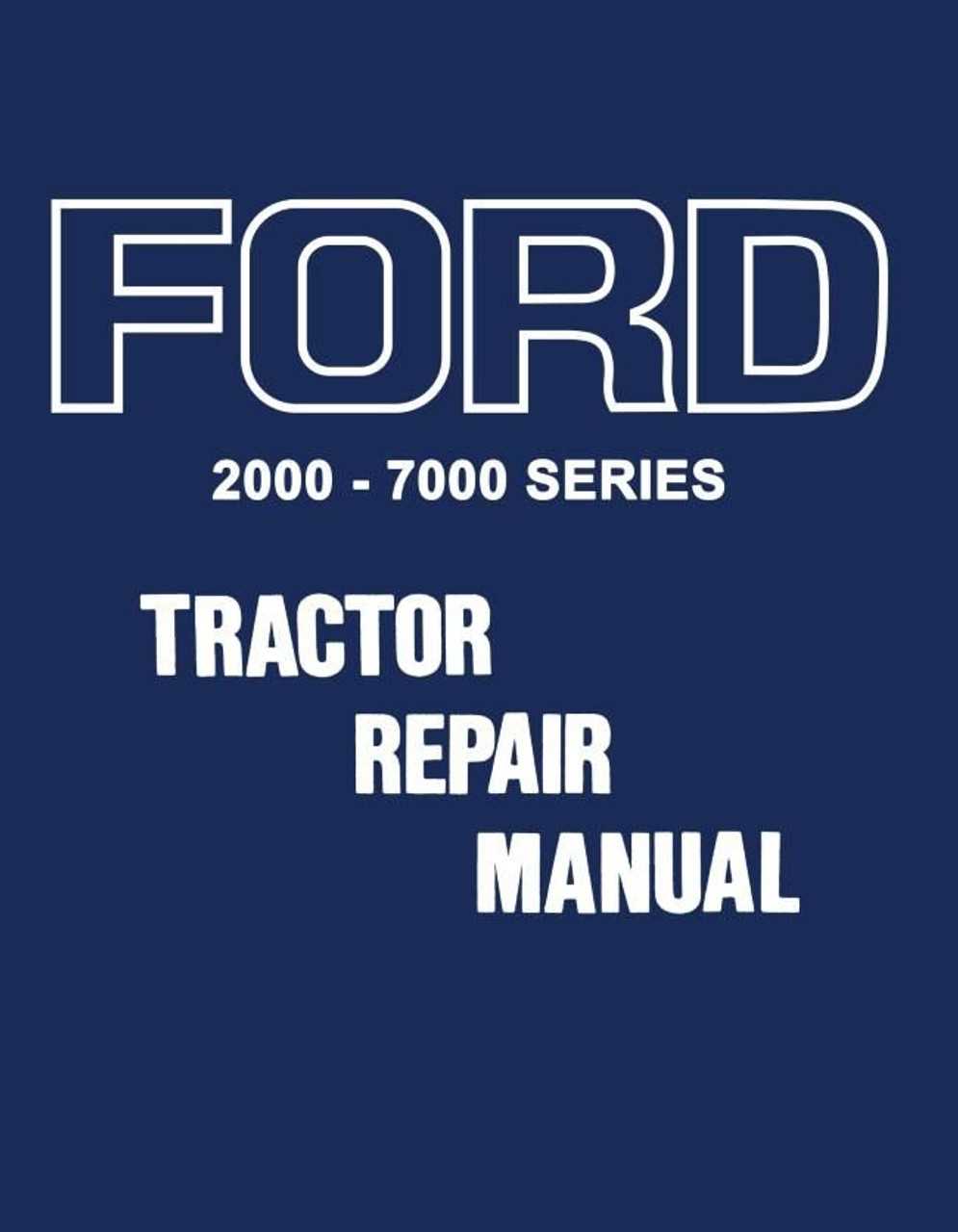 ford 3000 repair manual