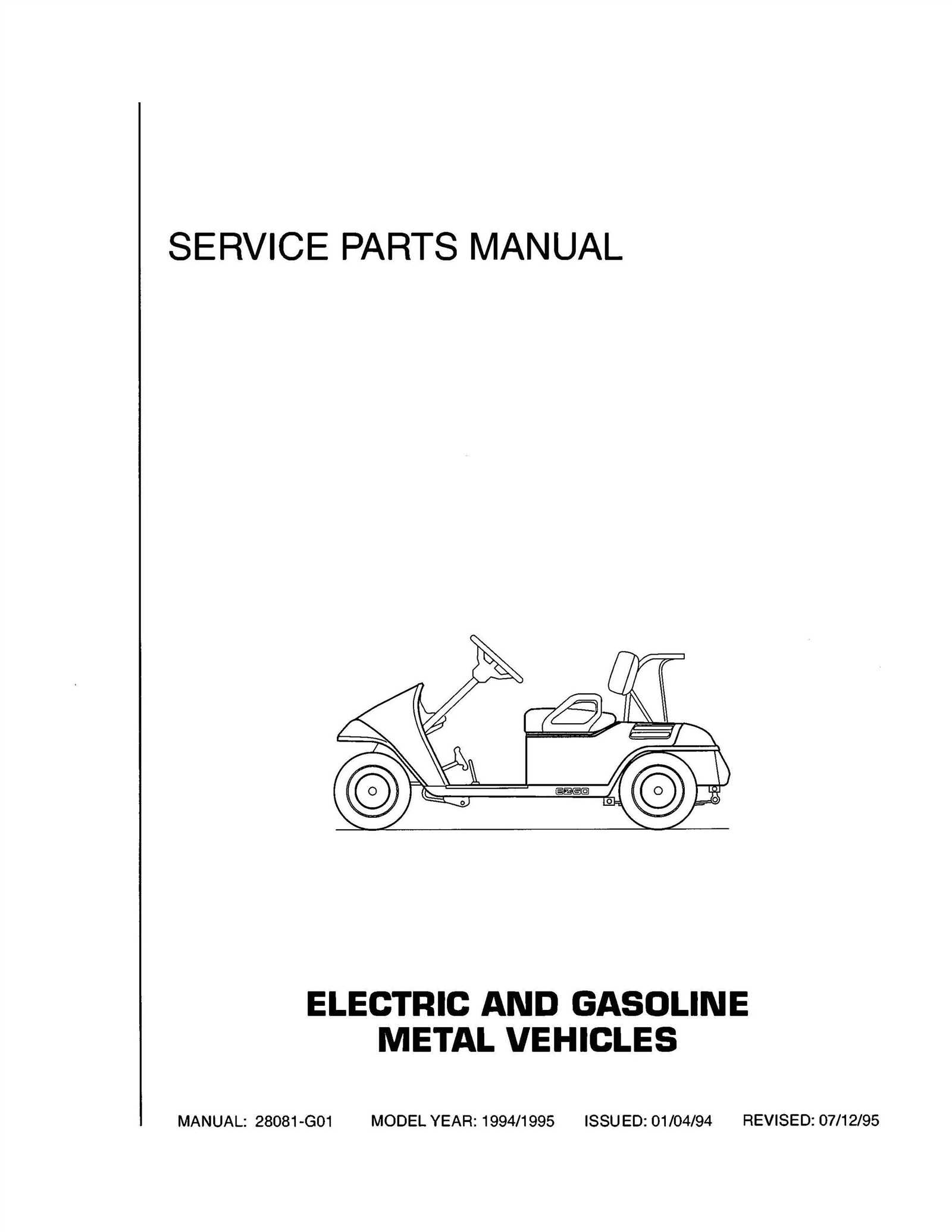 free e z go golf cart repair manual