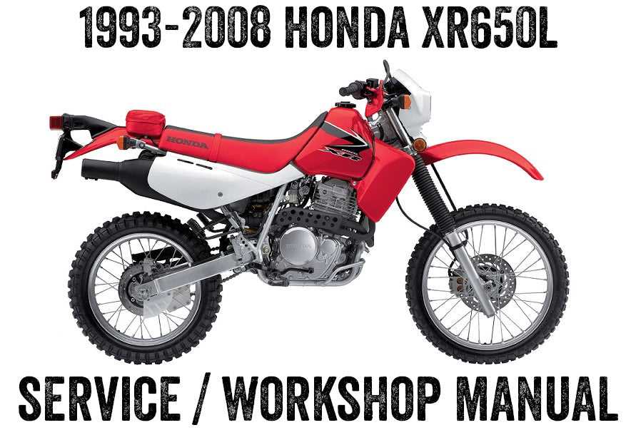 honda xr650l repair manual