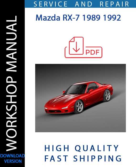 mazda rx7 repair manual