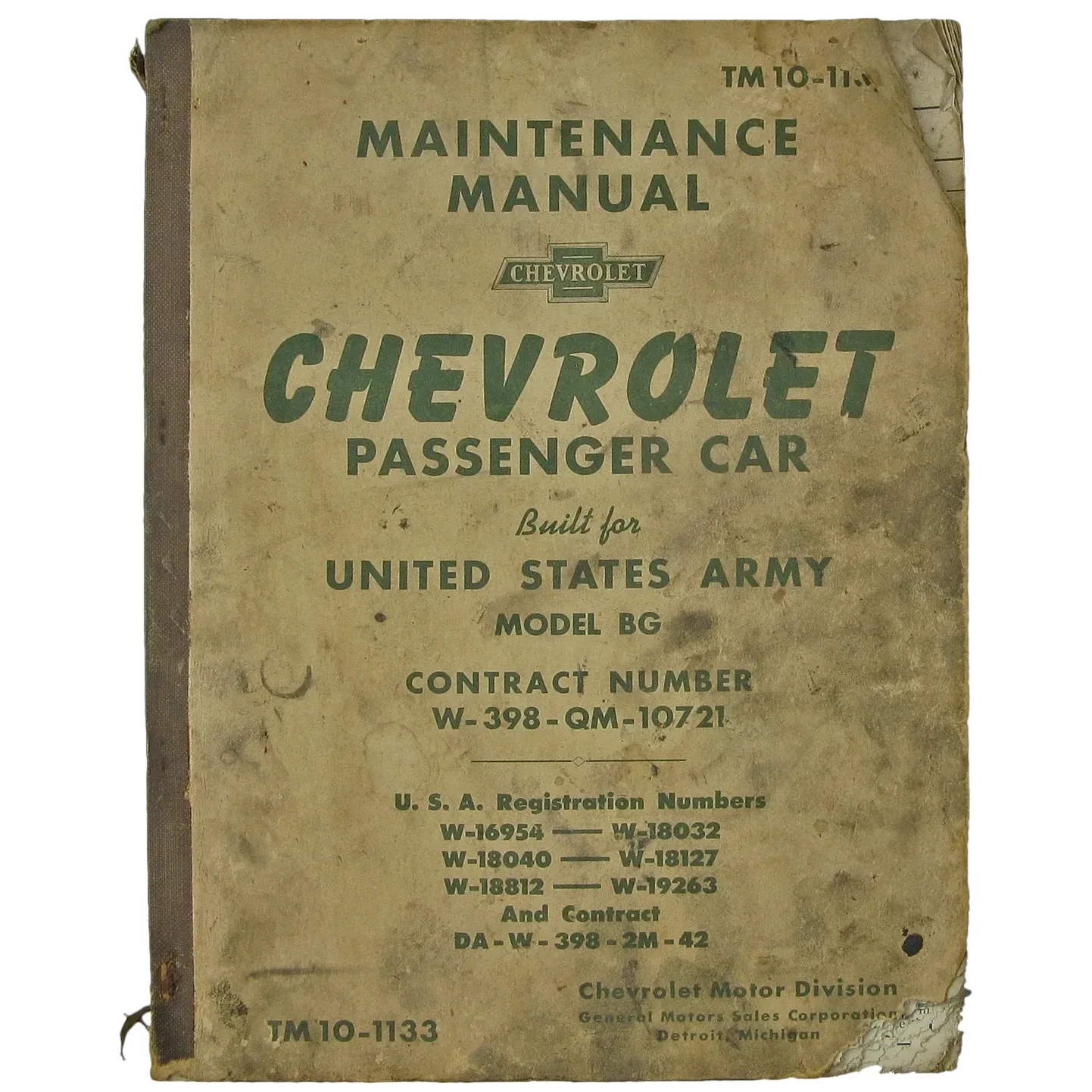 motor car repair manuals