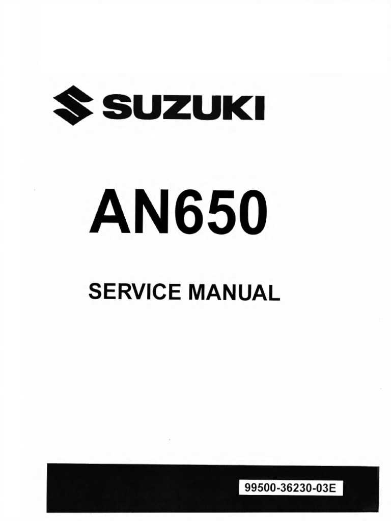 suzuki burgman 650 repair manual