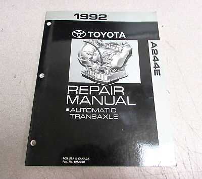 92 toyota paseo repair manual