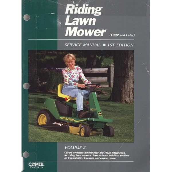 riding mower repair manual