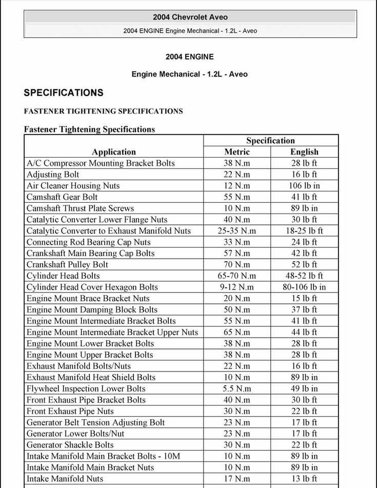 2009 chevrolet aveo repair manual