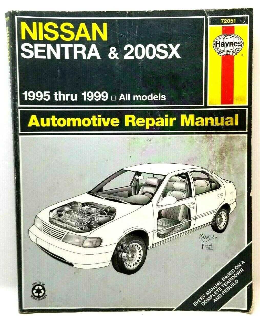 1998 nissan sentra repair manual