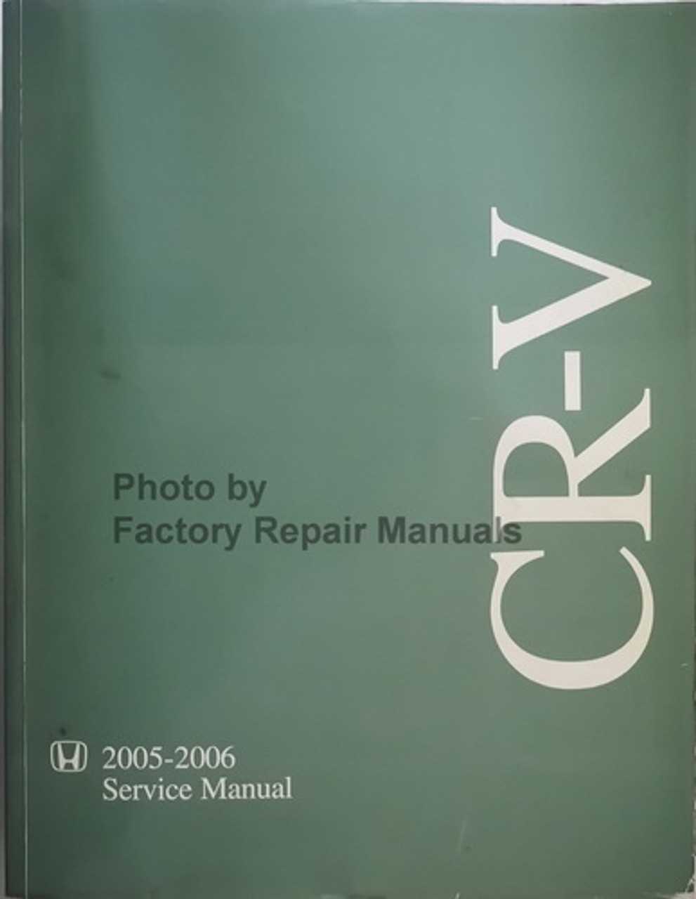 2005 honda crv repair manual