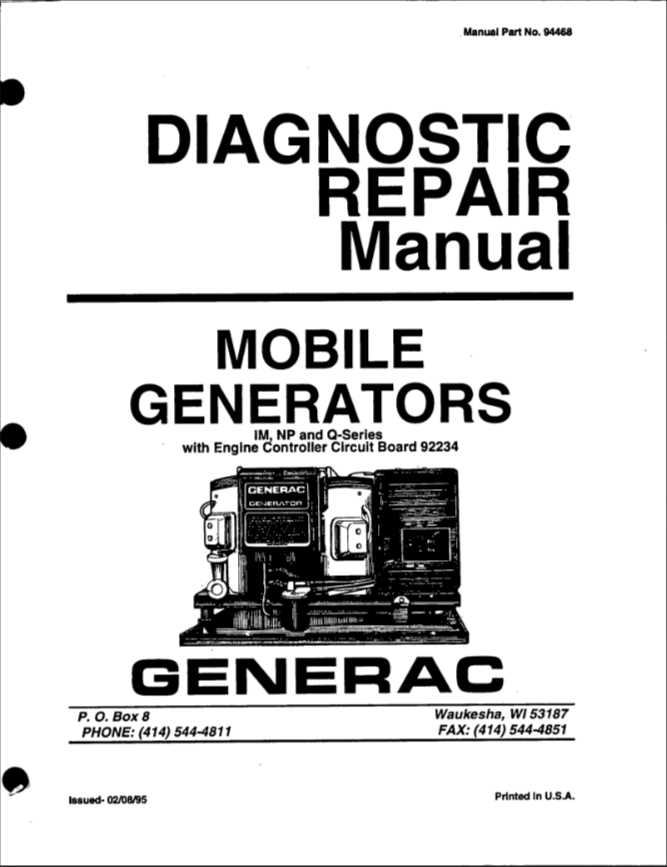 generac gp6500 repair manual