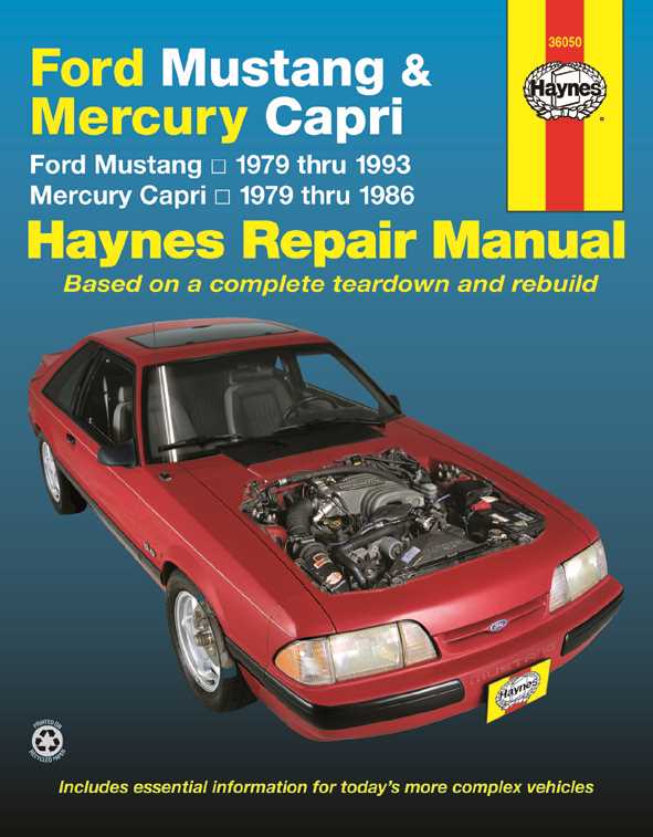 1966 ford mustang repair manual