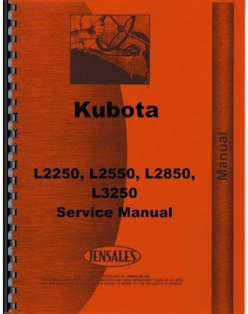 kubota l2550 repair manual