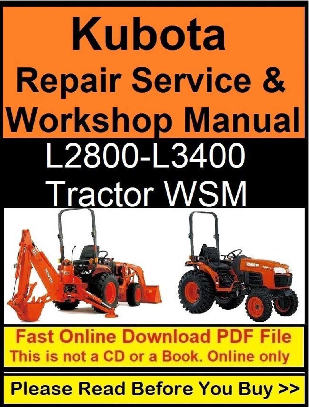 kubota l4400 repair manual