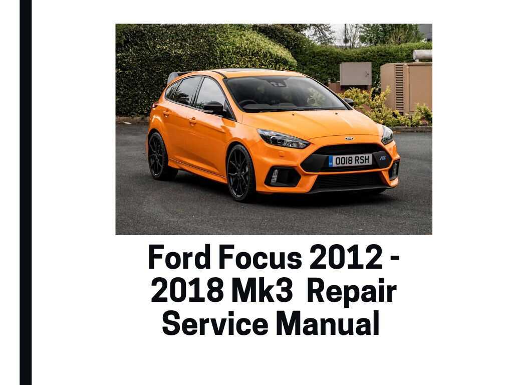 ford focus mk3 repair manual