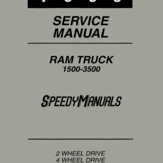 dodge ram 1500 repair manual