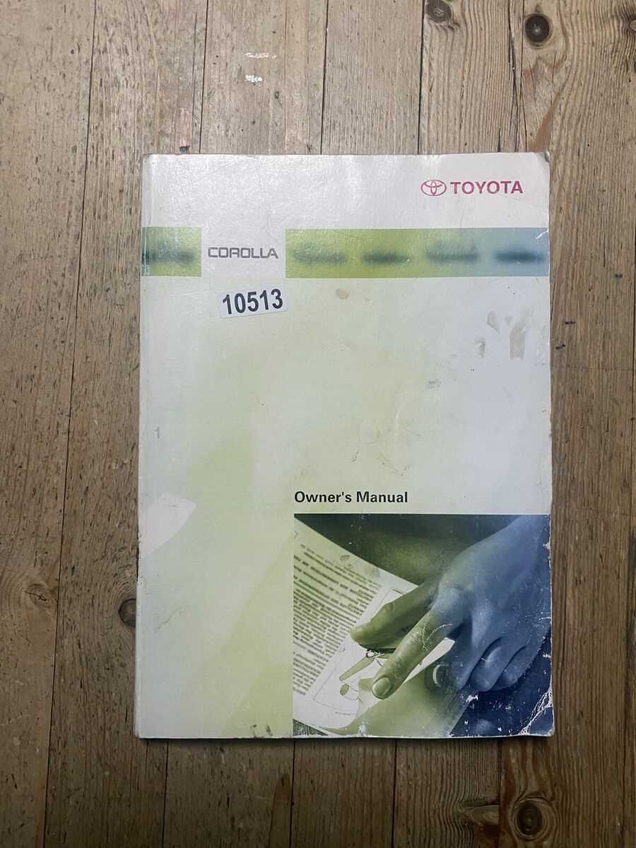 2000 corolla repair manual