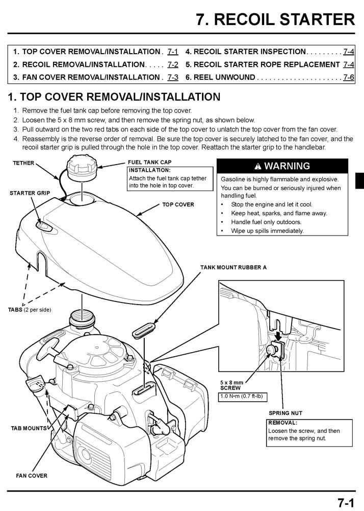 honda hrx repair manual