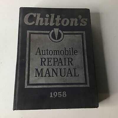 ebay chilton repair manual