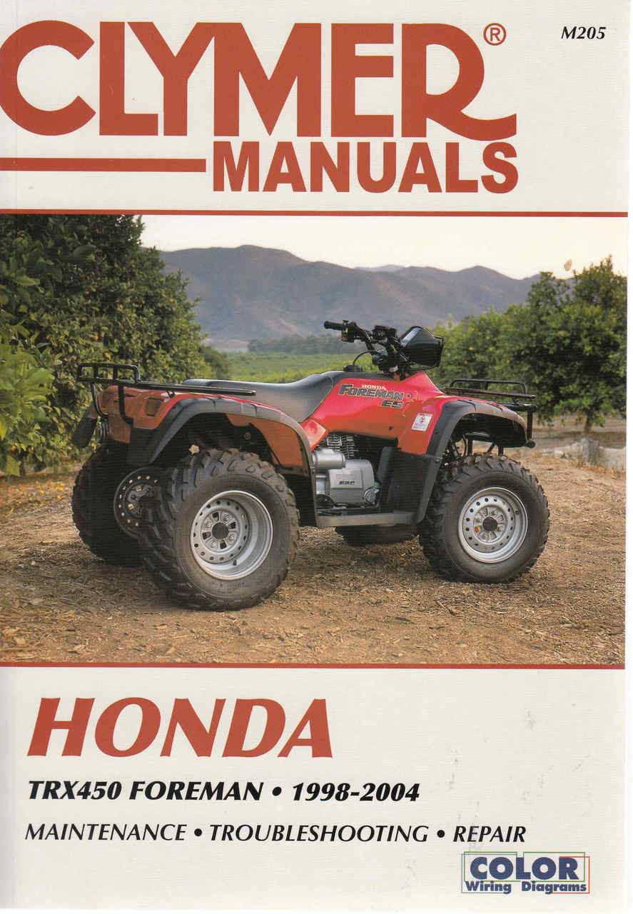 honda rubicon repair manual