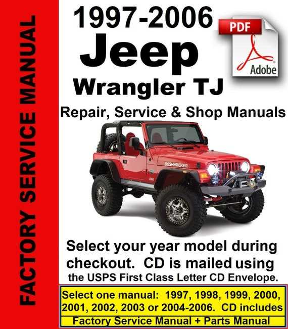 repair manual jeep wrangler