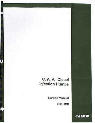 cav diesel injection pump repair manual