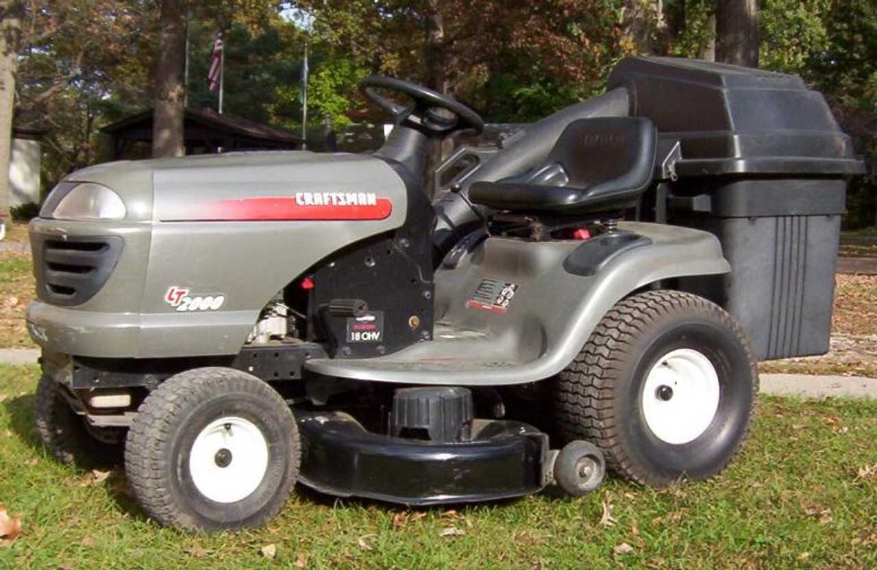 craftsman riding lawn mower repair manual