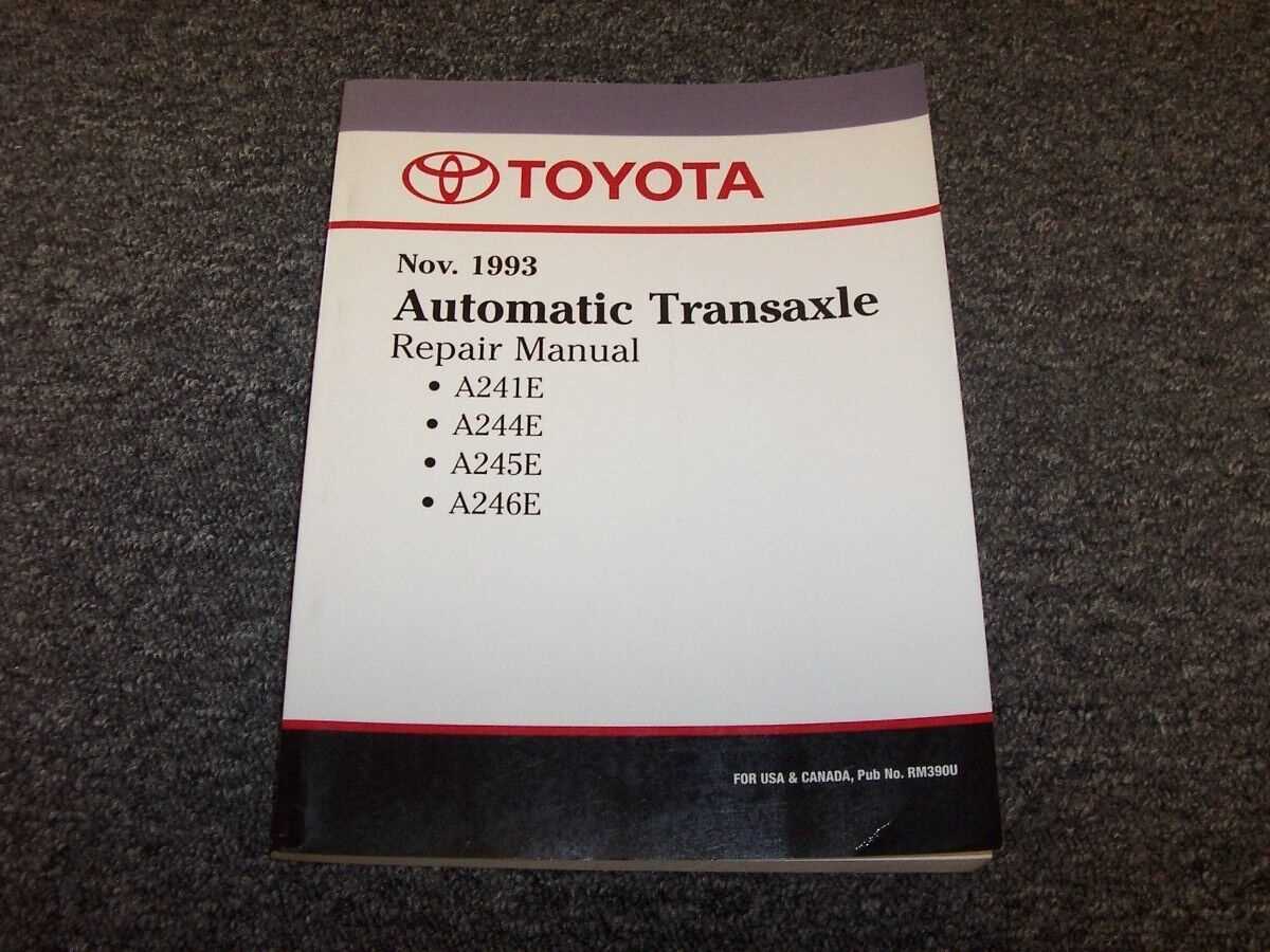 a245e transmission repair manual