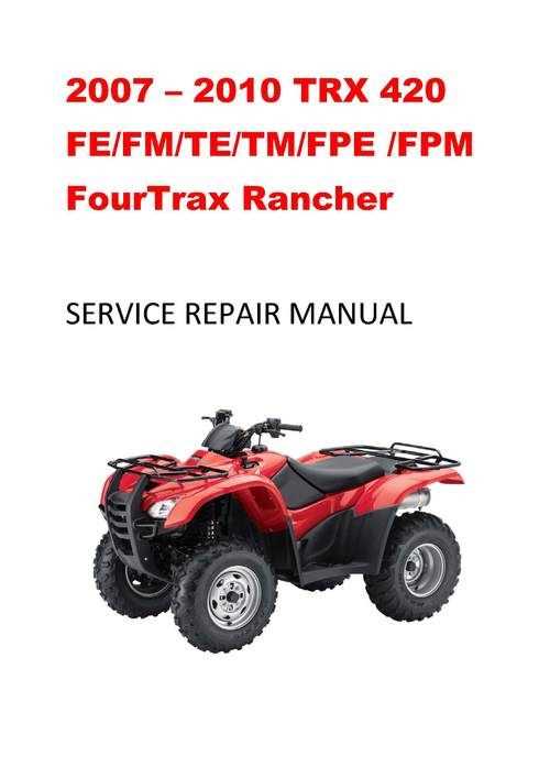 honda 300 fourtrax repair manual