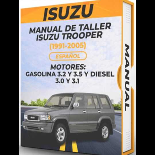 1996 isuzu trooper repair manual