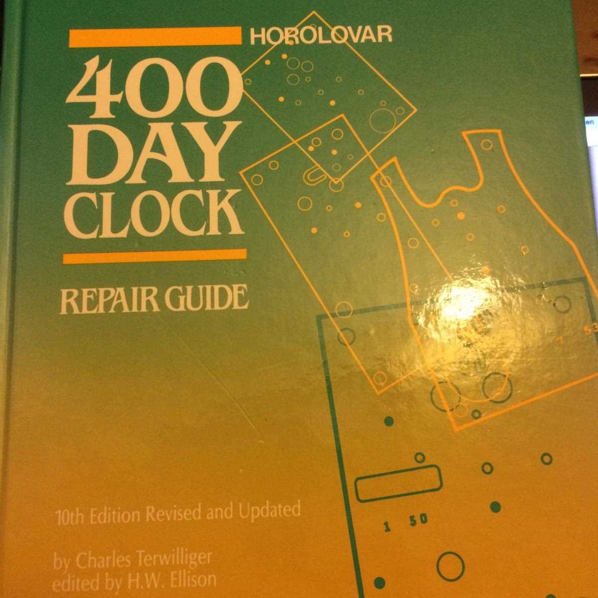 anniversary clock repair manual