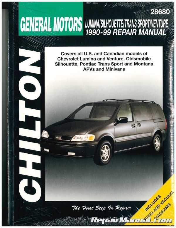 chevy venture 2001 repair manual