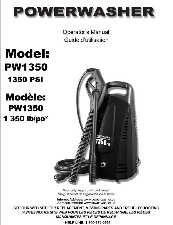 electric pressure washer repair manual