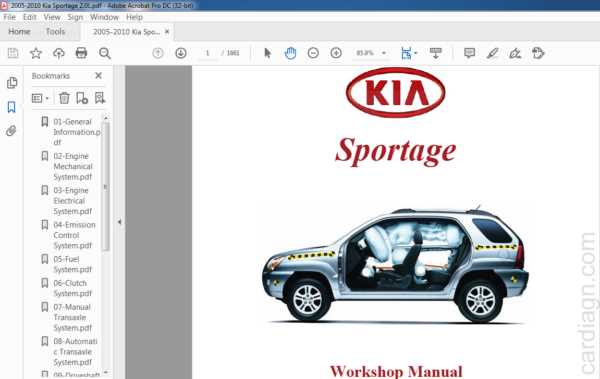 2006 kia amanti repair manual