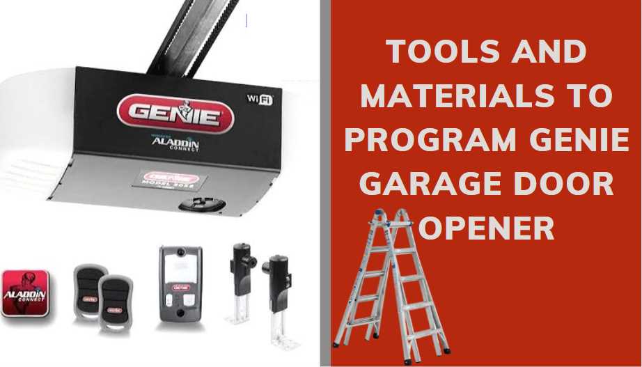 genie garage door opener repair manual