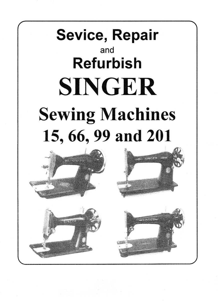 singer sewing machines repair manuals