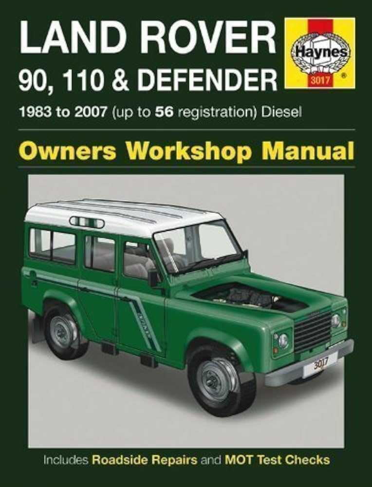 land rover defender repair manual