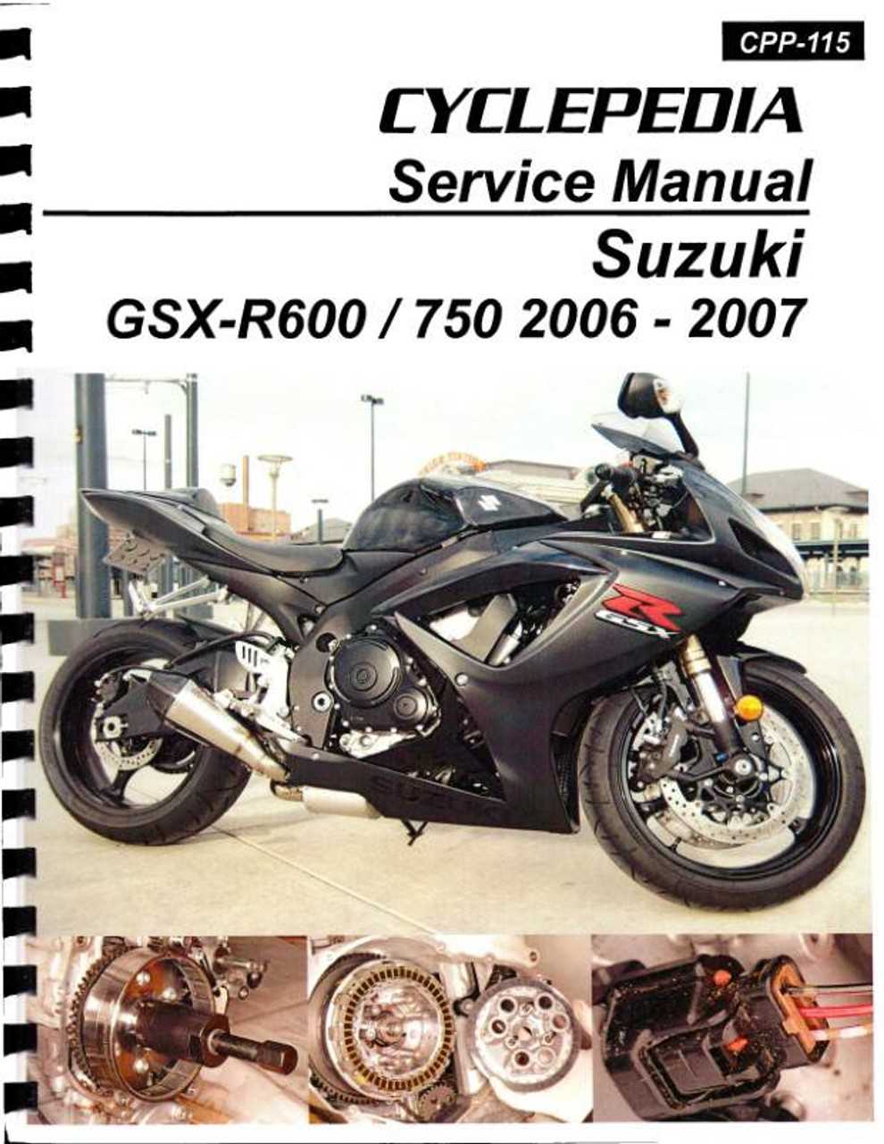 2007 gsxr 600 repair manual