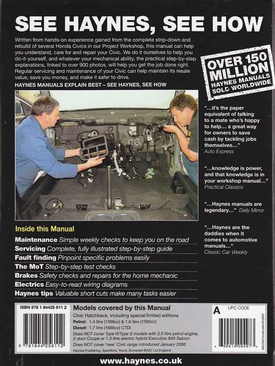 2006 civic repair manual