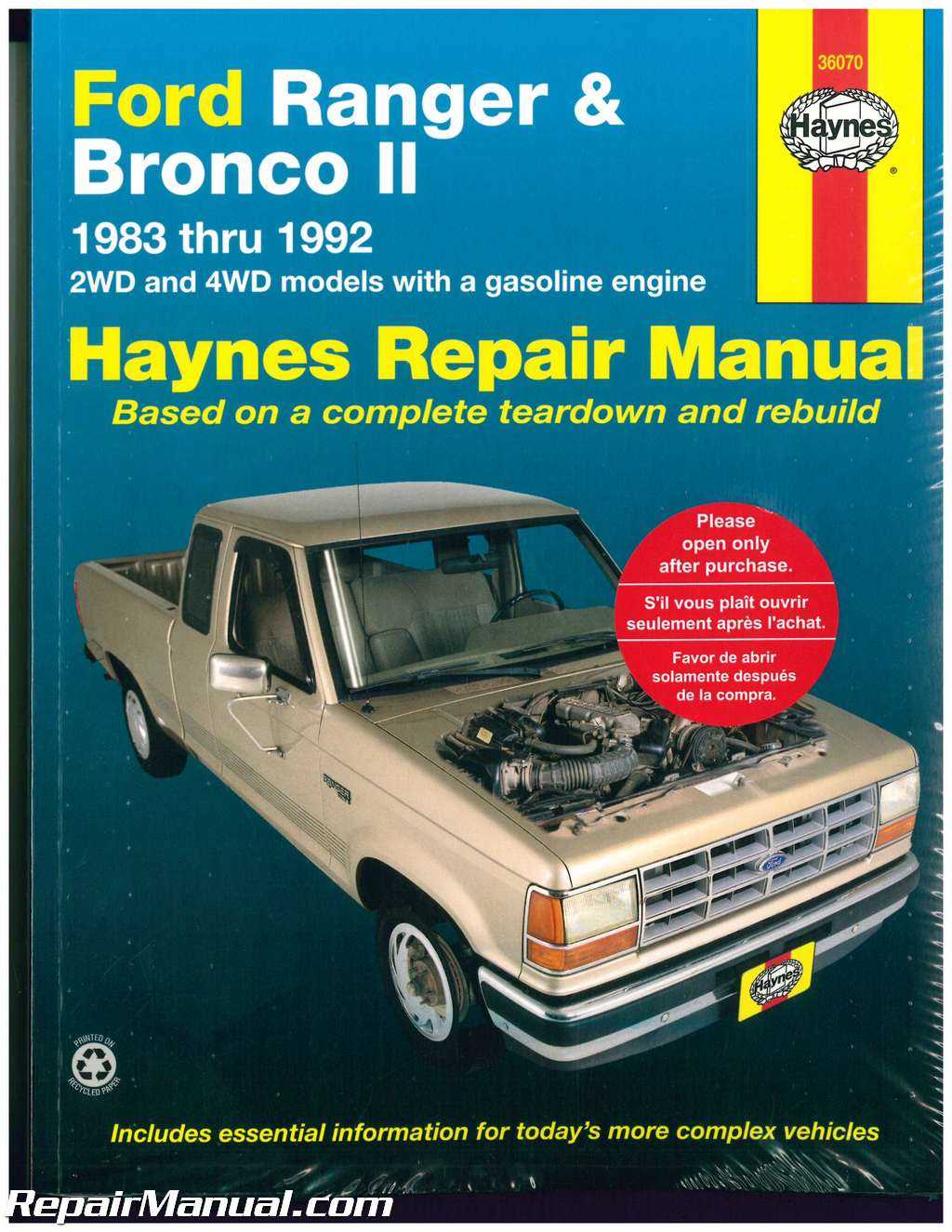 1990 ford ranger repair manual